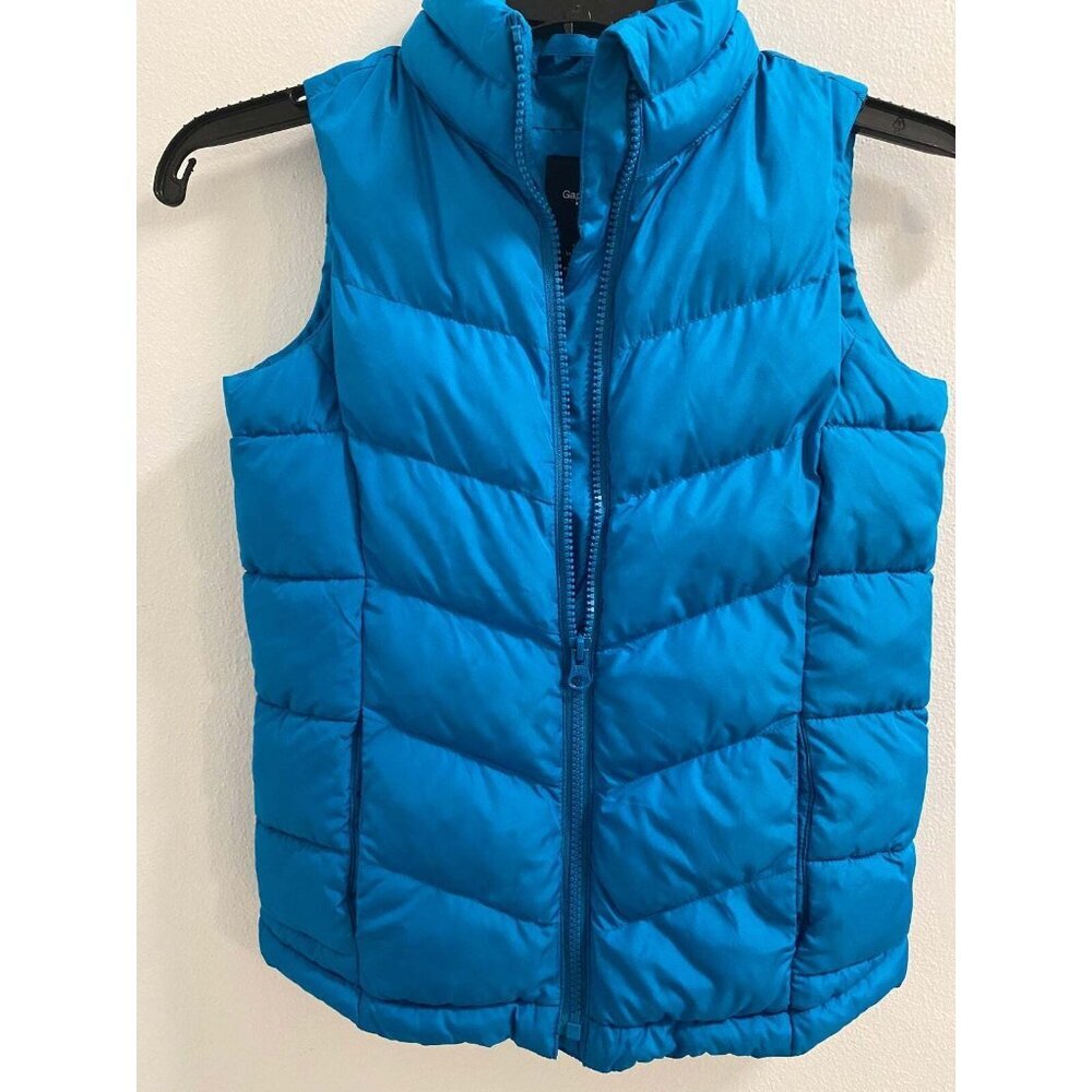 GAP KIDS ELECTRIC BLUE PUFFER VEST -  MEDIUM NO FLAWS NO DEFECTS GREAT CONDITION